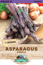 Load image into Gallery viewer, Asparagus Purple
